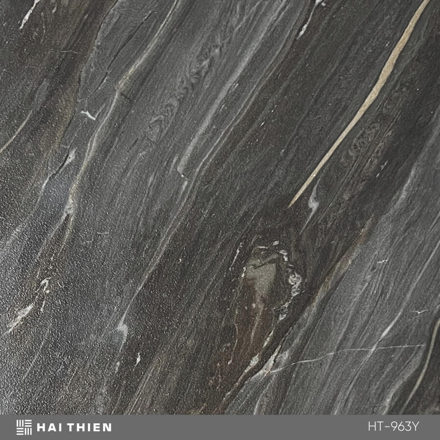 Mẫu Grey Stone (HT-963Y) với sắc đen huyền bí, là điểm nhấn độc đáo cho không gian sống mạnh mẽ và cá tính.